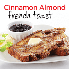 cinnamon almond french toast